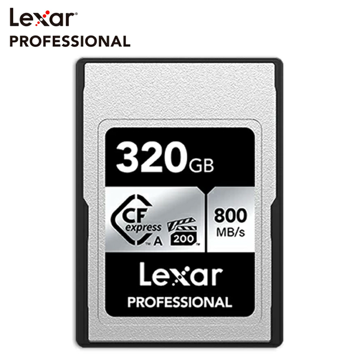 Lexar Professional CFexpress Type A カード SILVER シリーズ 320GB CFexpress Type A R：800MB/s W：700MB/s VPG200 ビデオ ゴージャス Sony Alpha 国内正規品｜bestliving