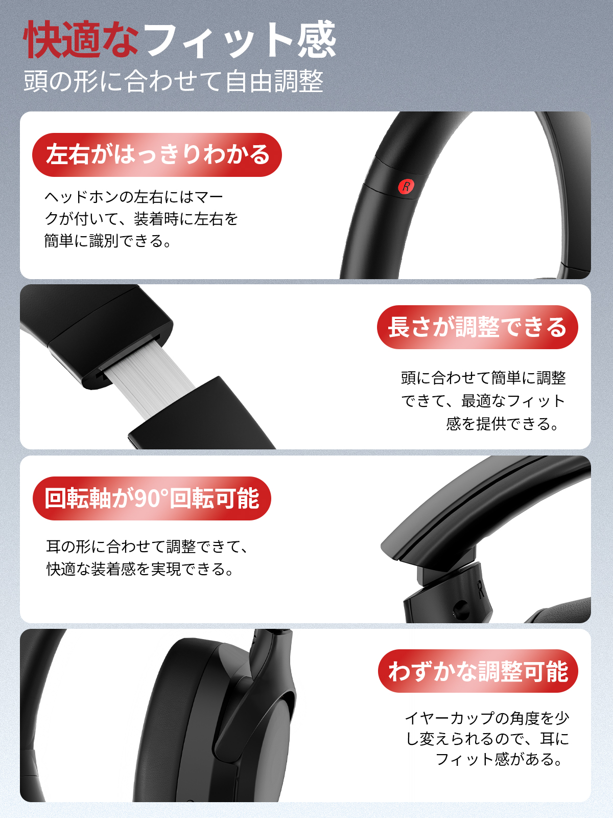 Bluetooth ヘッドセット ワイヤレス ヘッドホン 2.4G低遅延 折りたたみ