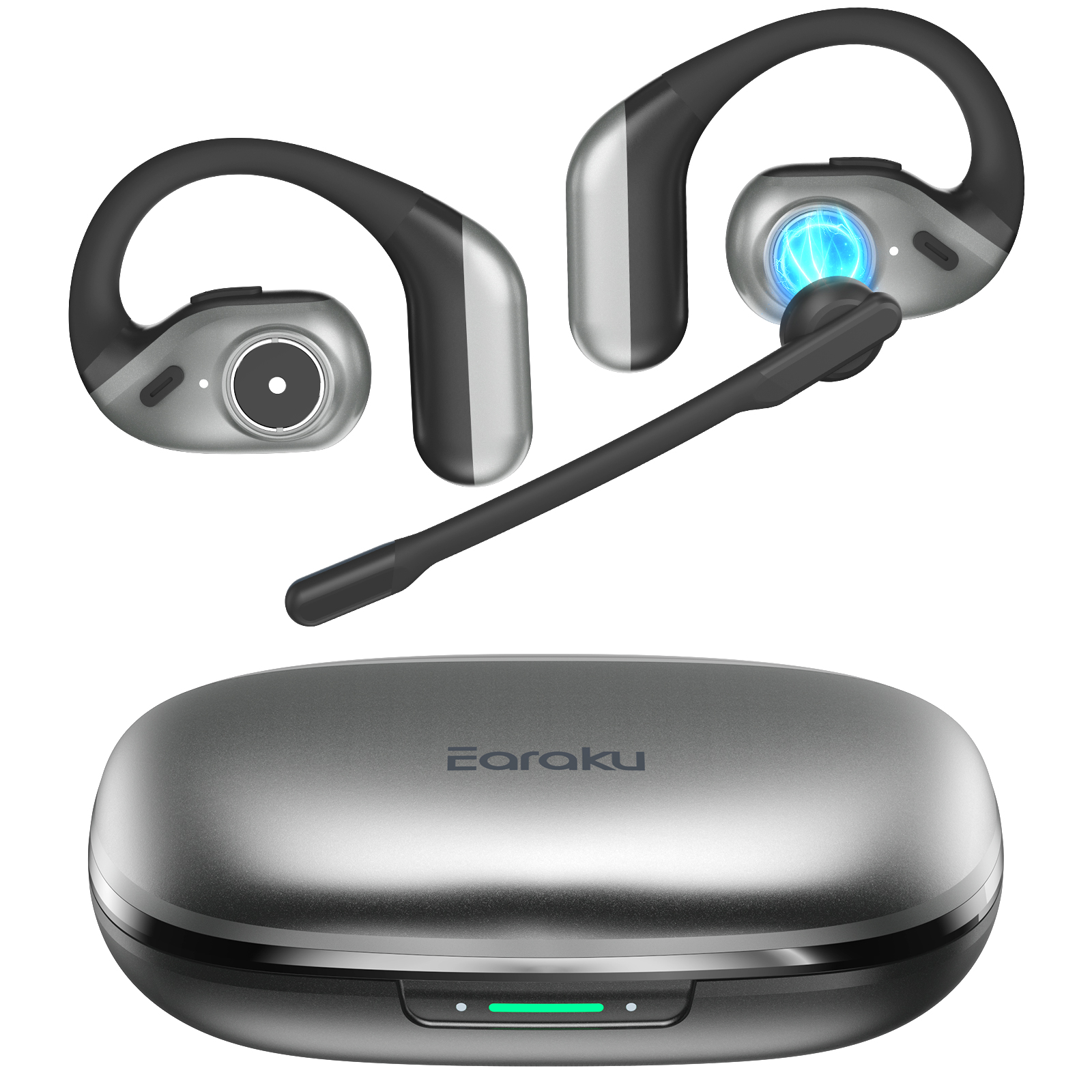 �y2026�N�ŐV�z Bluetooth �w�b�h�Z�b�g �ʘb���� ���C�����X�C���z�� AI ENC�m�C�Y�L�����Z�����O Earaku �Ў���10g ���|�� Bluetooth5.4