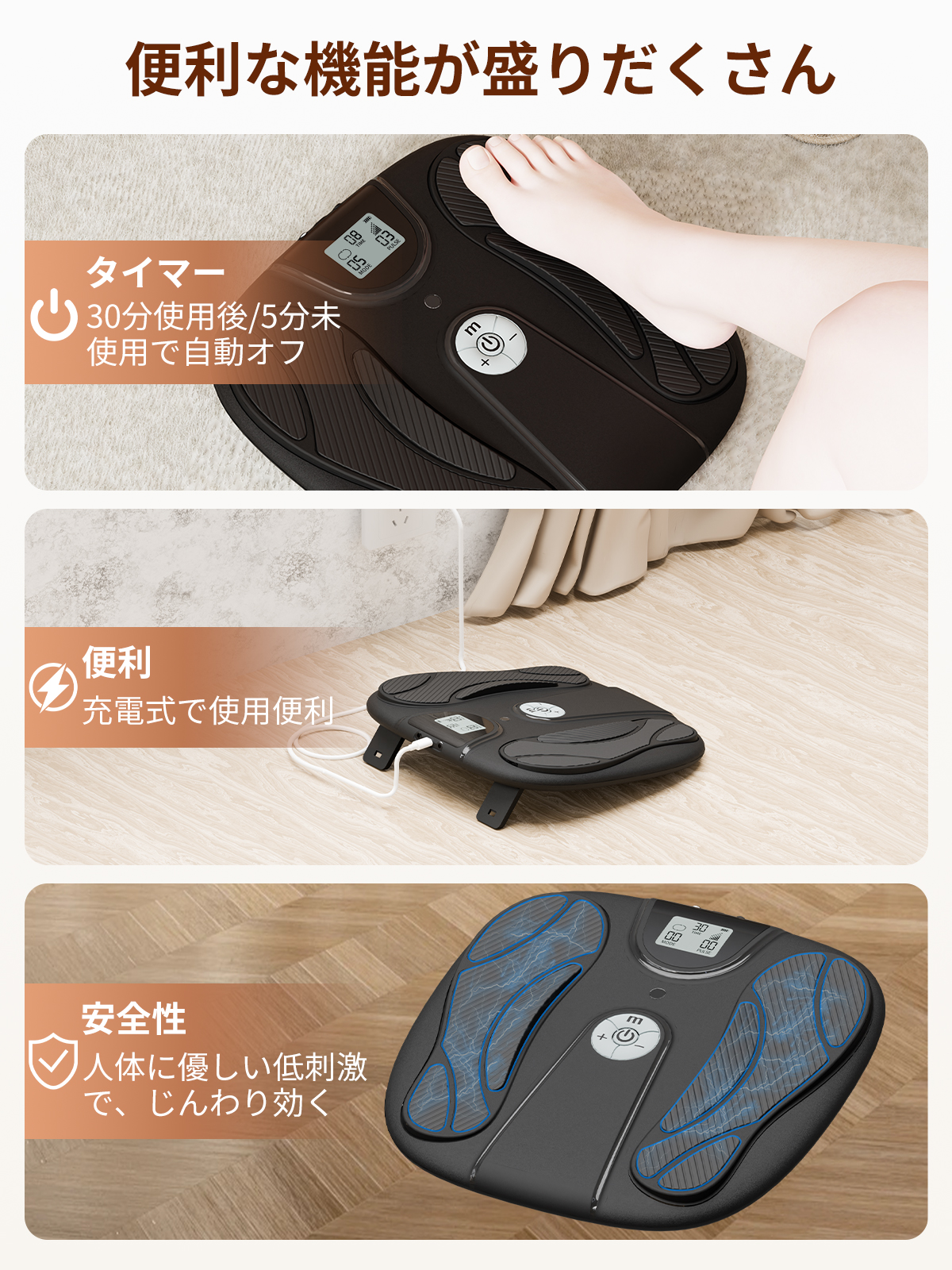 クーポンで11880円 【Monons 筋力トレーニング・むくみ解消】 EMS