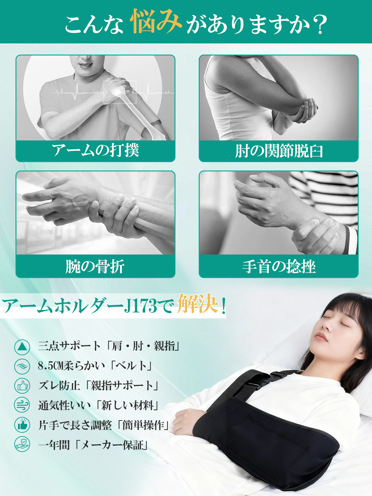 三点支え・家庭用の備品 アームホルダー アーム...の詳細画像1