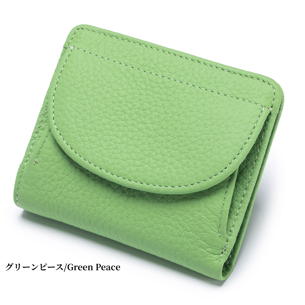 グリーン 折り財布 感謝価格 12cm SALE セール 長財布 メンズ レディース 本革 財布 グリーン