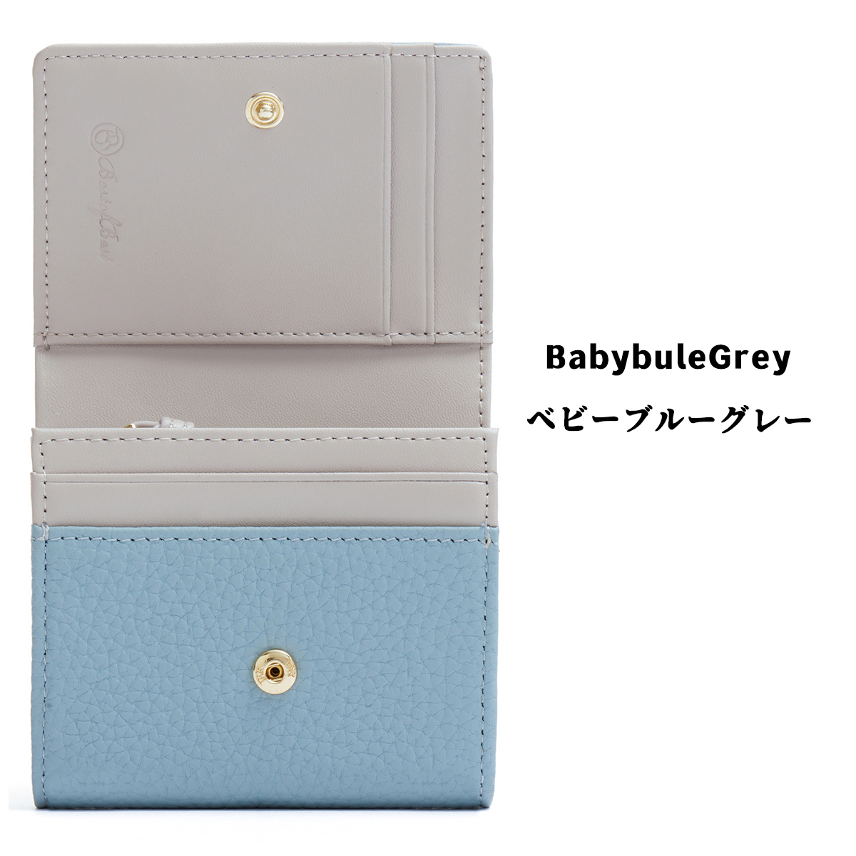 クーポン利用で3280円」ミニ財布 レディース 二つ折り財布 レザー 財布
