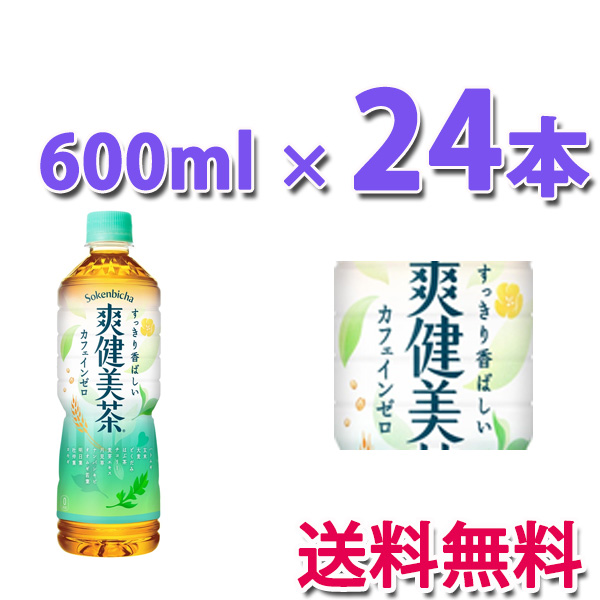 コカ・コーラ社製品 爽健美茶 PET 600ml 1ケース 24本 : d07-0