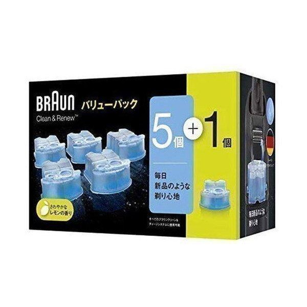 ブラウン専用洗浄液カートリッジ6個入[5個＋1個]CCR5CR CCR5CR+1 - 健康