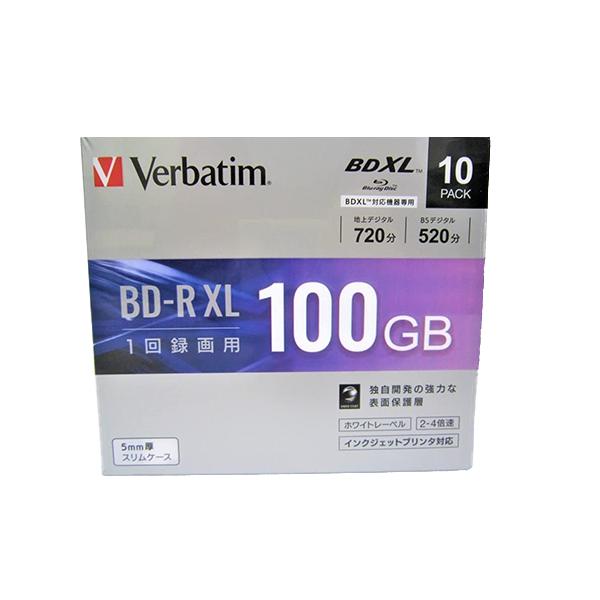 三菱化学メディア VBR520YP10D1 4倍速対応BD-R XL 10枚パック 100GB
