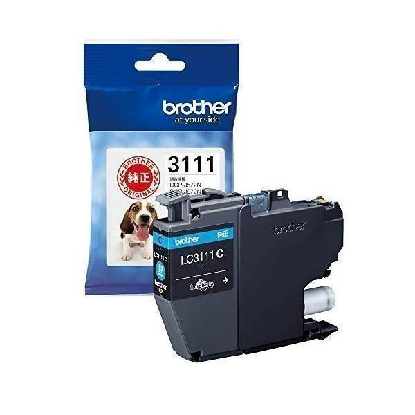 ブラザー工業 ブラザー LC3111C シアン 純正 インクカートリッジ 対応