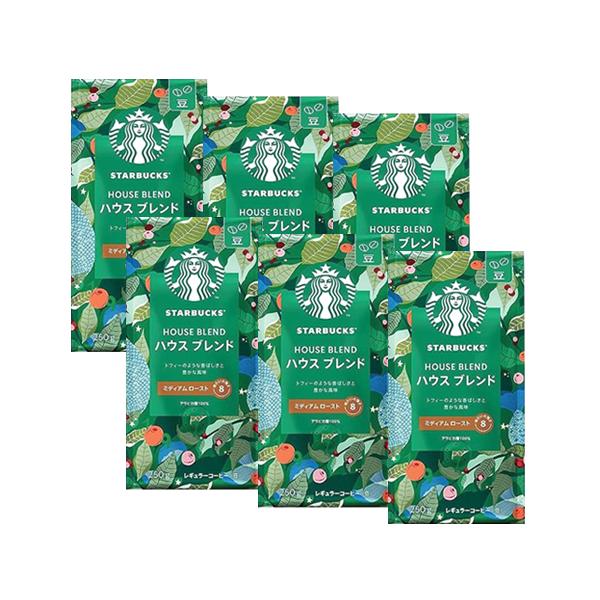 スターバックス　ハウスブレンド　豆250g6袋 Amazon | スターバックス コーヒー ハウス ブレンド 250g×6袋,豆