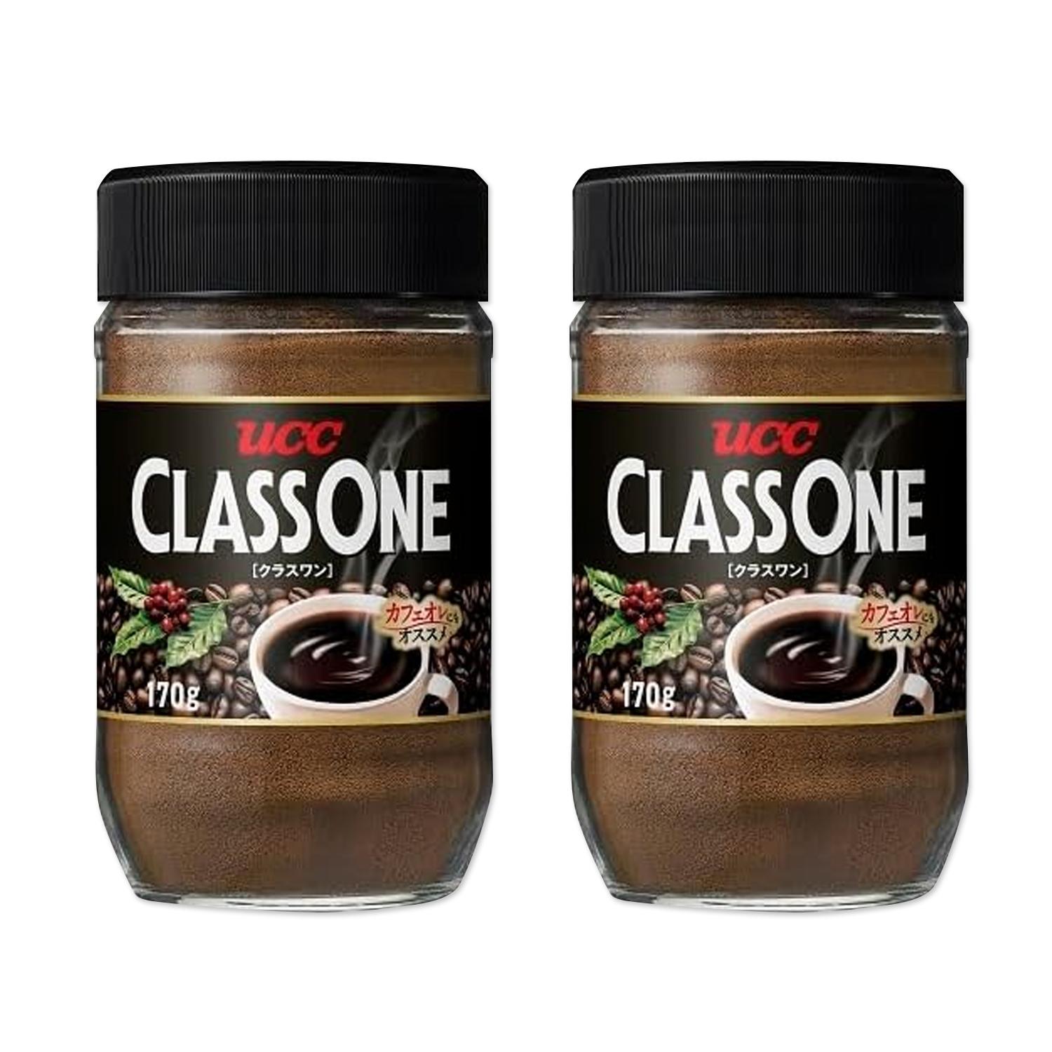 UCC 2個セット クラスワン インスタントコーヒー 瓶 170g : ベストワン
