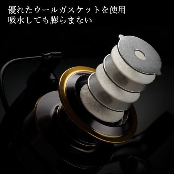 3個セット スピニングリール 軽量 3000番 耐久性 釣り リール 投げ釣り