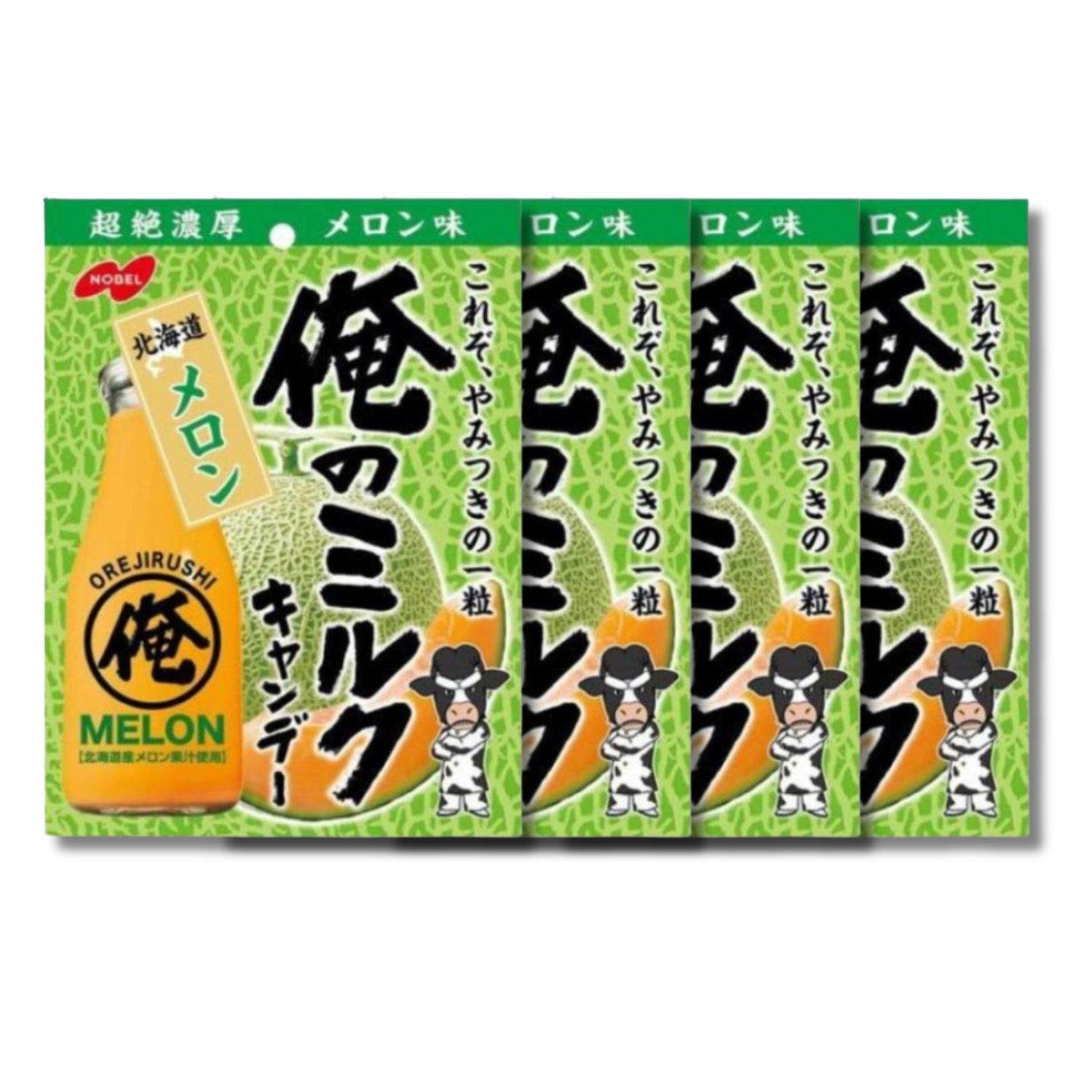 NOBEL 4個セット ノーベル製菓 俺のミルク 北海道メロン 80g : ベスト