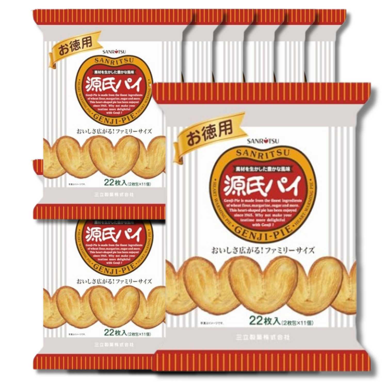 12個セット 三立製菓 お徳用源氏パイ 22枚 : ベストワン - 通販