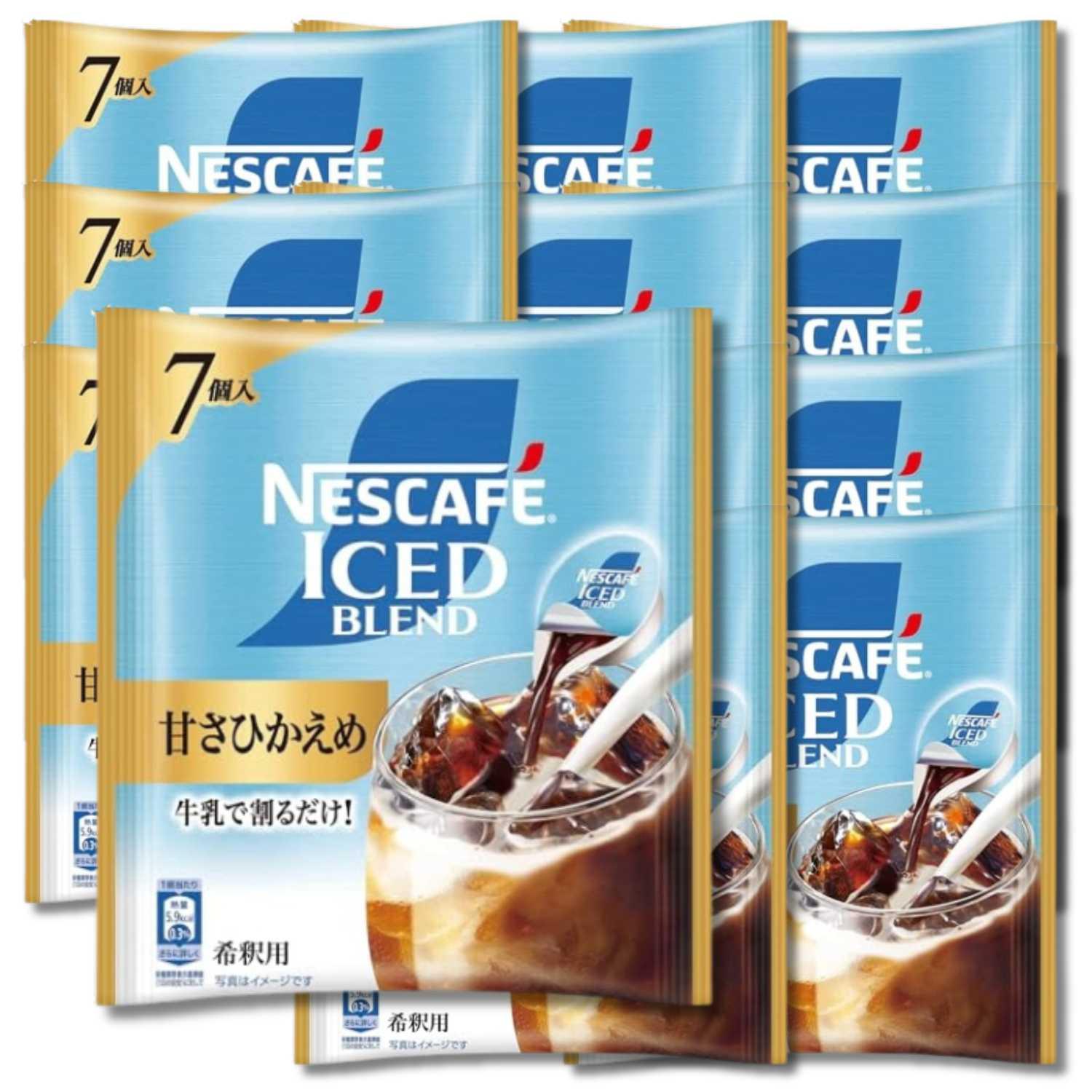 NESCAFE ICED BLEND 12個セット Nestle（ネスレ） 12個セット ネスカフェ アイスブレンド ポーション