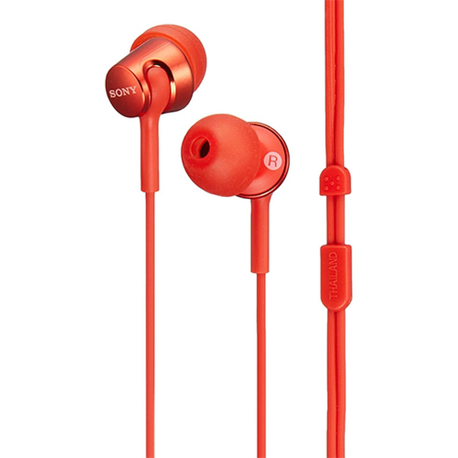 SONY（ソニー） MDR-EX155 R ダイナミック密閉型カナルイヤホン レッド
