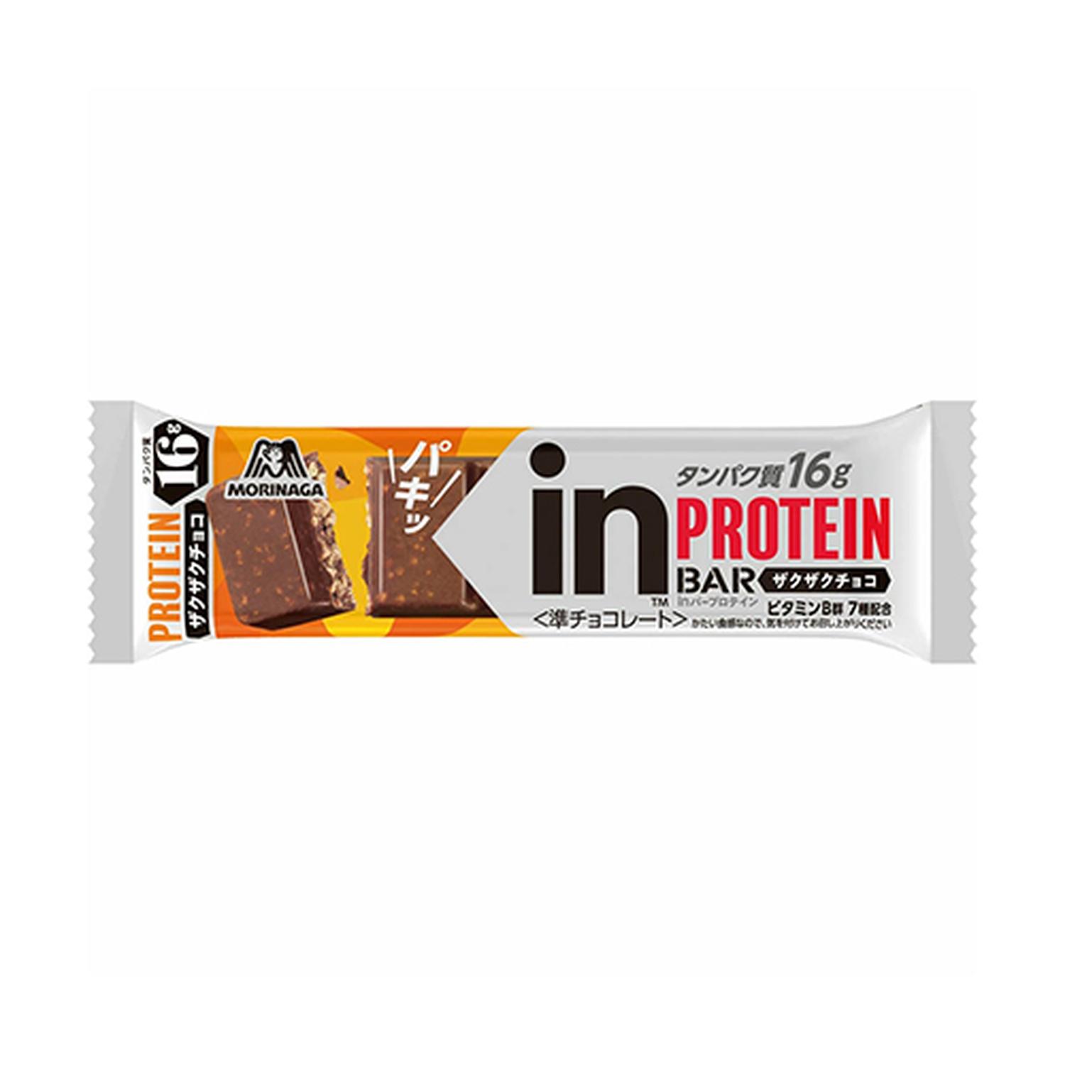 森永製菓 inバープロテイン ザクザクチョコ 1本 : ベストワン - 通販