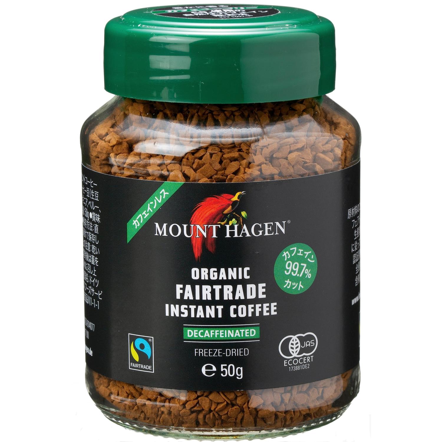 ★新品★ マウントハーゲン オーガニック フェアトレード インスタント6本 珈琲 MOUNT HAGEN（マウントハーゲン） オーガニック フェアトレード カフェ