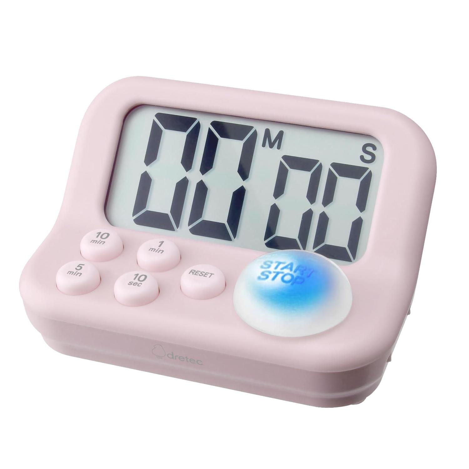 ドリテック T-603PK2 ピンク 勉強タイマー ラーニングタイマーS 大画面