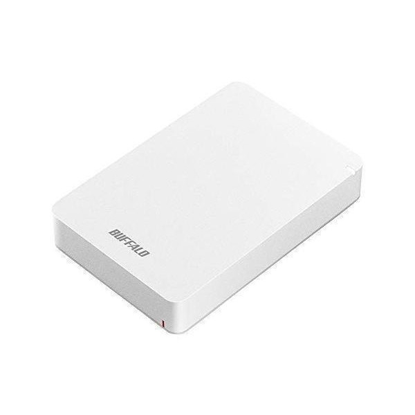 BUFFALO USB3.1(Gen.1)対応 耐衝撃ポータブルHDD 5TB ホワイト HD-PGF5