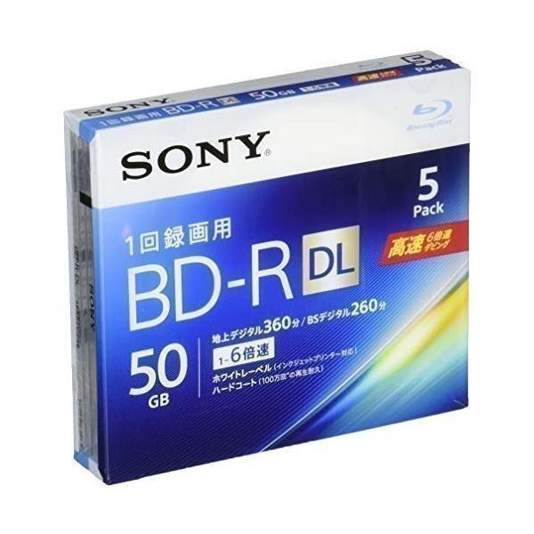 SONY BD-R 5パック×2 w0nw75GEBU, スマホ/家電/カメラ - contrologypf.com