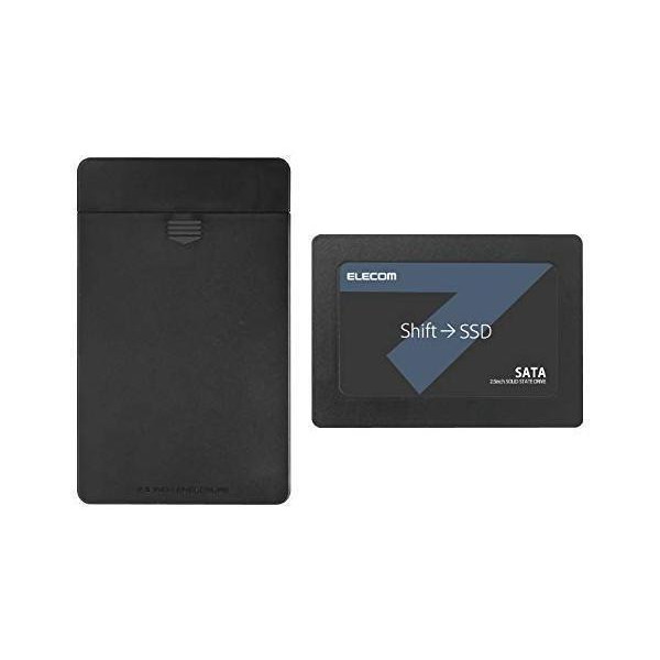 エレコム 内蔵SSD 960GB 2.5インチ SATA3.0 HDDケース付 データ移行
