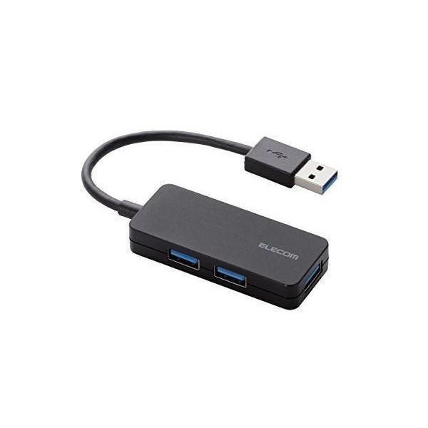 50%OFF!】 エレコム USB3.0 ハブ 3ポート バスパワー ブラック U3H-K315BBK www.servitronic.eu