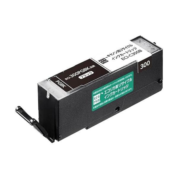 エコリカ キヤノン ECI-C300B BCI-300 BCI-301 BCI-300PGBK対応