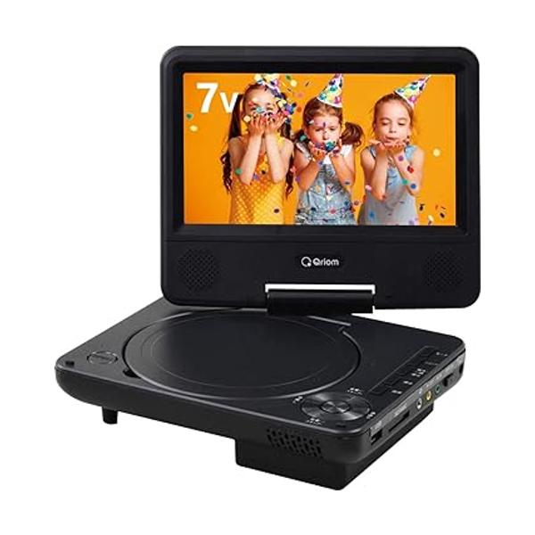 プレーヤー YAMAZEN KPD-N70(B) 山善（YAMAZEN） CPD-N70 B ポータブル DVDプレーヤー CPRM対応 7
