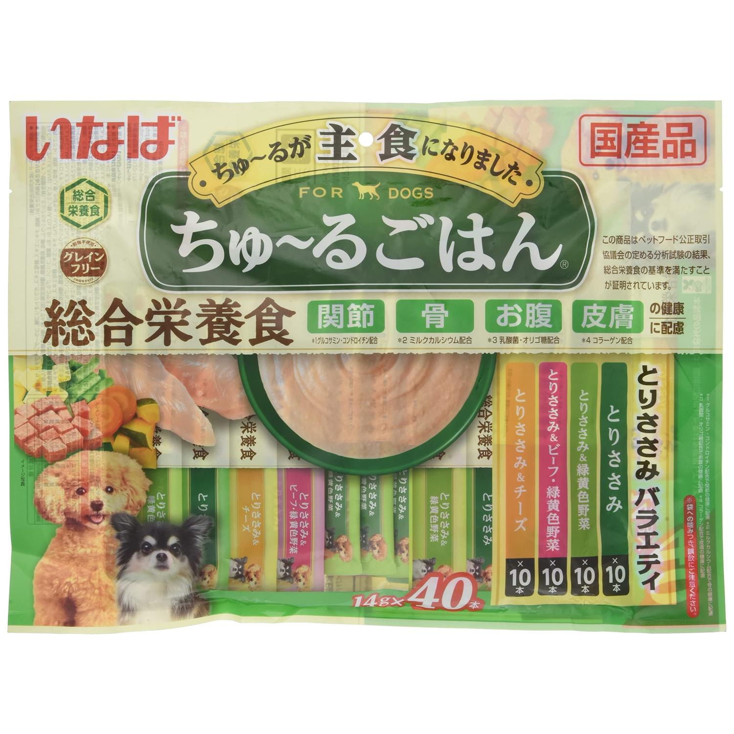 いなばペットフード いなば ちゅ~るごはん とりささみバラエティ 14g