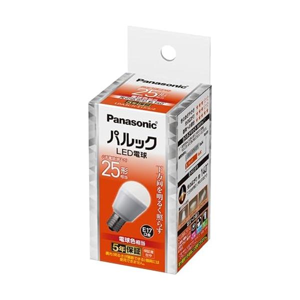 Panasonic（パナソニック） LDA3LHE17S2 パルック LED電球 E17口金 2.9