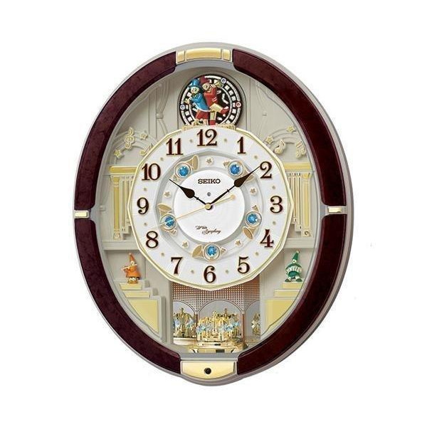S*r様 マーブル模様の置時計 SEIKO（セイコー） からくり時計 濃茶マーブル模様 RE581B : ベスト