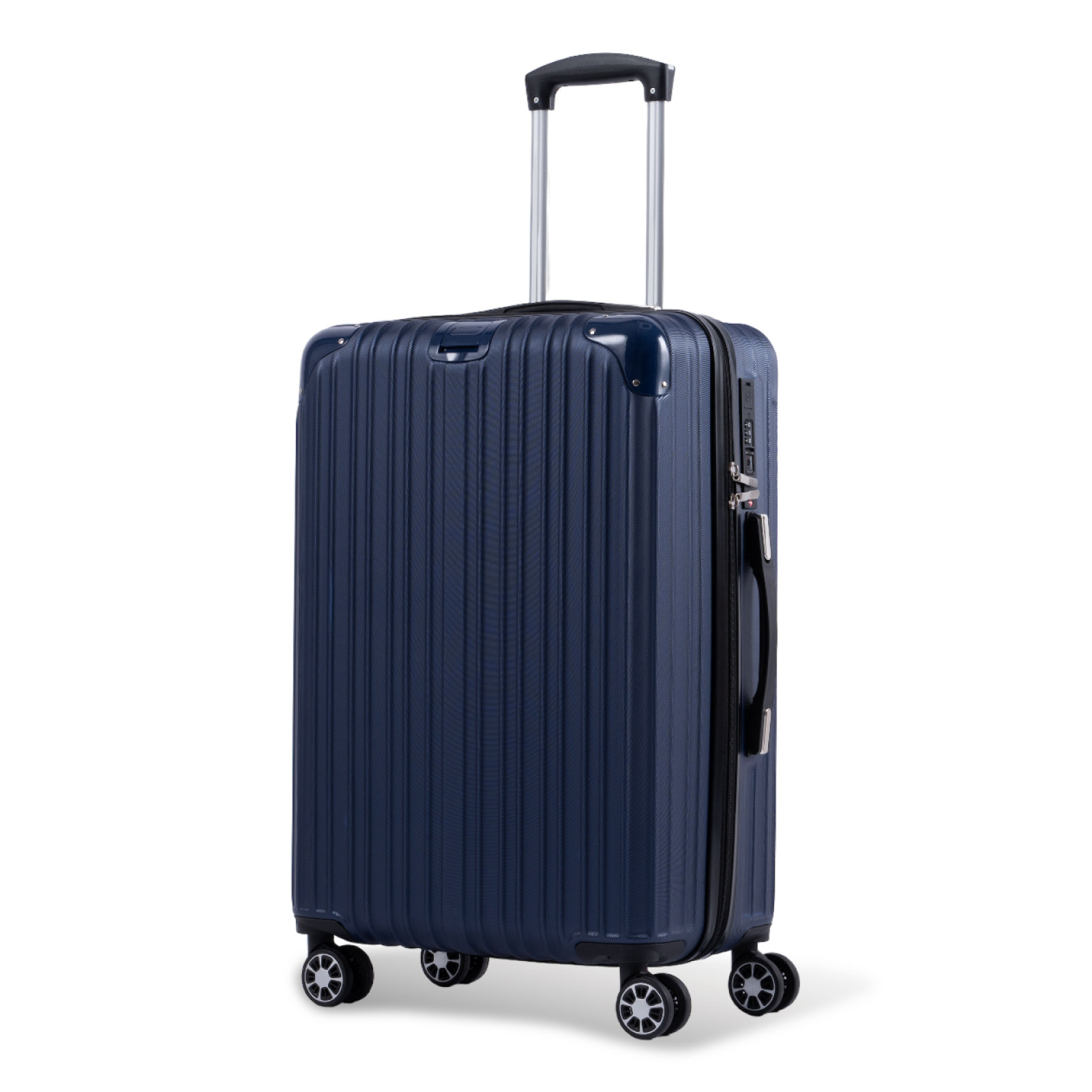 スーツケース USBポート付き キャリーケース Lサイズ キャリーバッグ 7カラー選ぶ 7-14日用 泊まる 軽量 360度回転 大容量 ファスナー式  ビジネス 出張 sc113-28