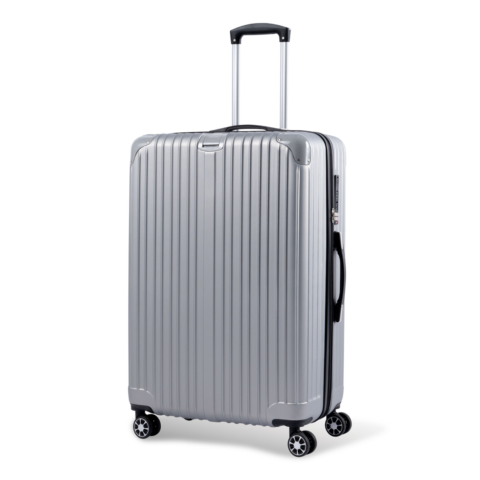 スーツケース USBポート付き キャリーケース Lサイズ キャリーバッグ 7カラー選ぶ 7-14日用 泊まる 軽量 360度回転 大容量 ファスナー式  ビジネス 出張 sc113-28