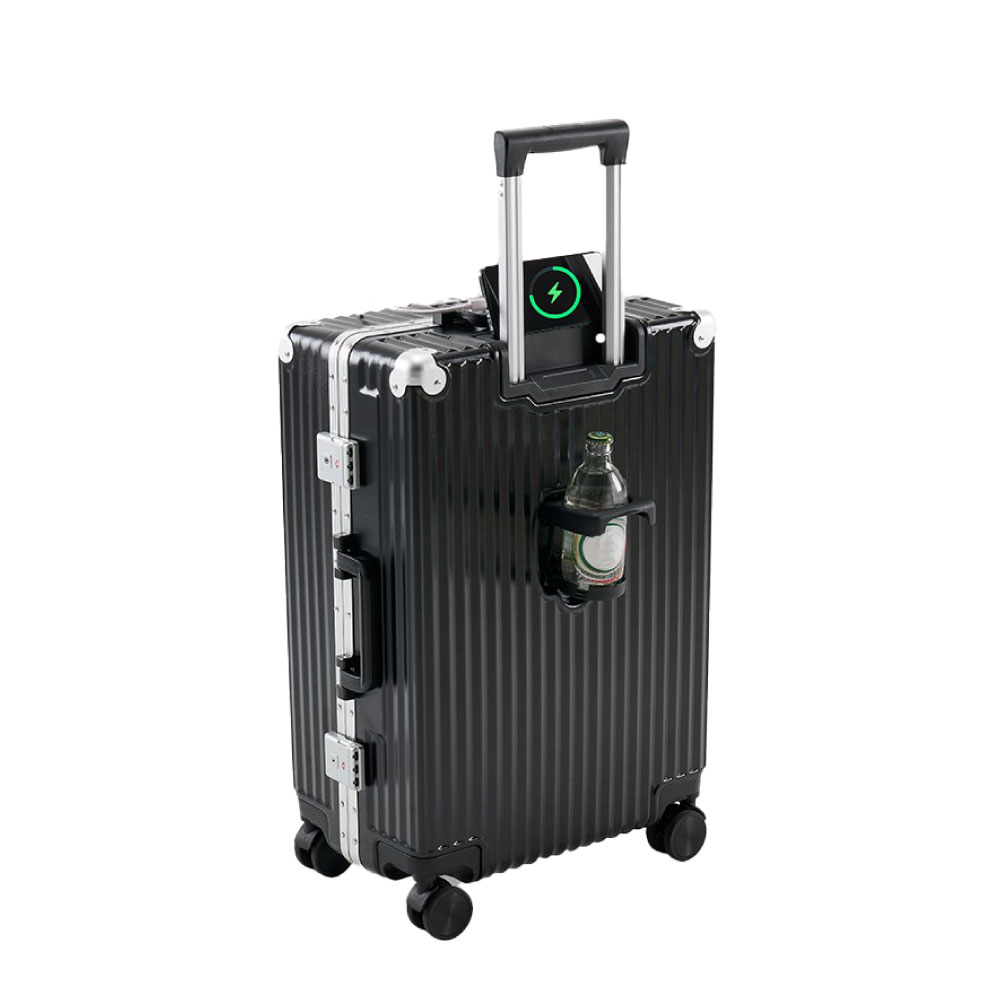 Sale スーツケース フレームタイプ USBポート キャリーケース Mサイズ