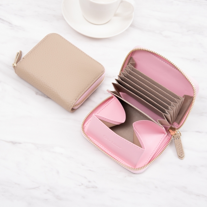 クーポン利用で1980円」レディース ミニ財布 本革 牛革 カードケース