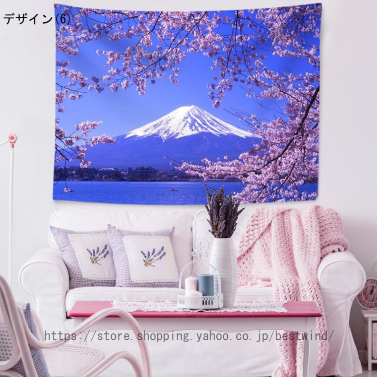 桜 富士山 ポスター 花の絵 自然 風景 青い空 寺 絵画 ピンク アートパネル 壁掛け 玄関 風水 開運 装飾画 部屋装飾 美しい背景布 インテリア  モダン おしゃれ