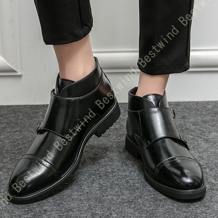 ビジネスシューズ メンズ ブーツ チャッカーブーツ 革靴 皮靴 シンプル 黒 茶 歩きやすい 大きいサイズ 本革調 チャッカブーツ ショートブーツ  ドレスシューズ
