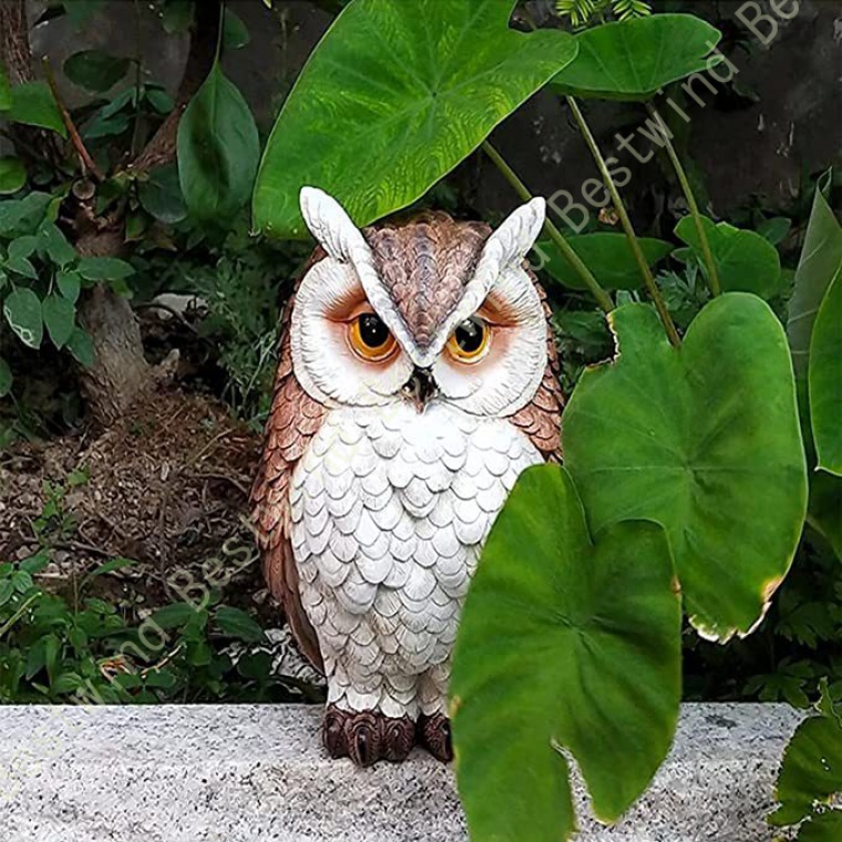 フクロウの置物 可愛い オブジェ ふくろう 鳥 とり 動物 オーナメント 