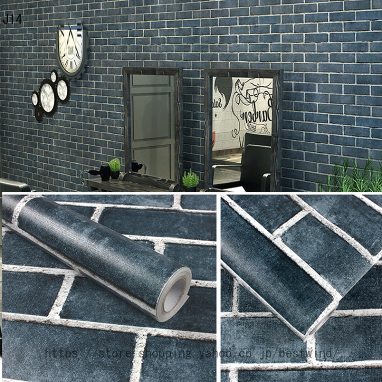 【HOT特価】話題の♪ 3D クッション 壁 シール 大理石×白茶ストーン レンガ調 糊付き リメイク 70×77cm 耐水 抗菌 DIY 壁材、壁紙