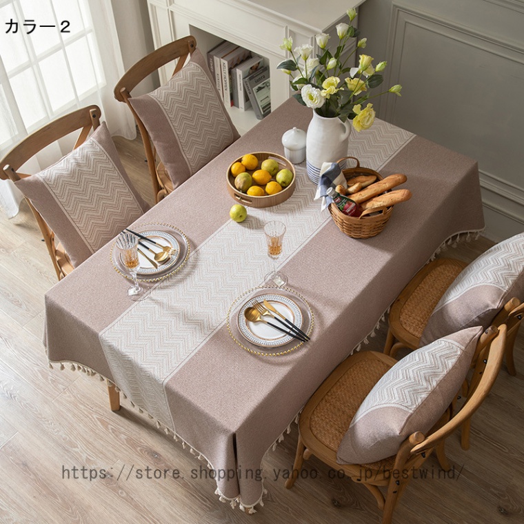 テーブルクロス 長方形 北欧風 インテリア テーブルカバー 花柄 大判 