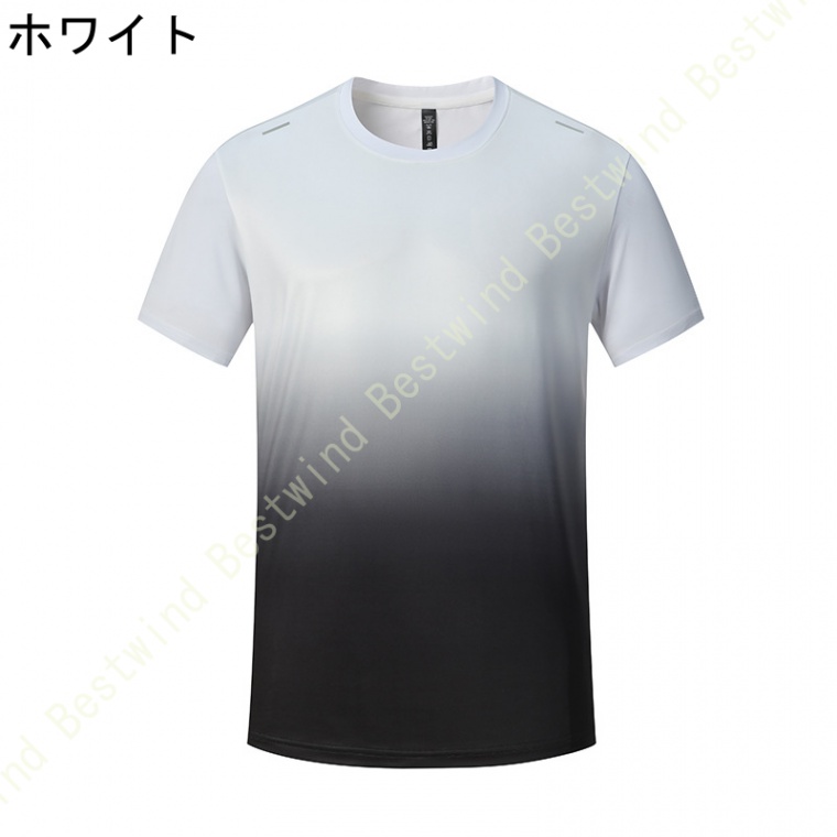 半袖 メンズ 筋トレ ジム Tシャツ ストレッチ シャツ トレーニング ドライTシャツ 吸汗 速乾性...