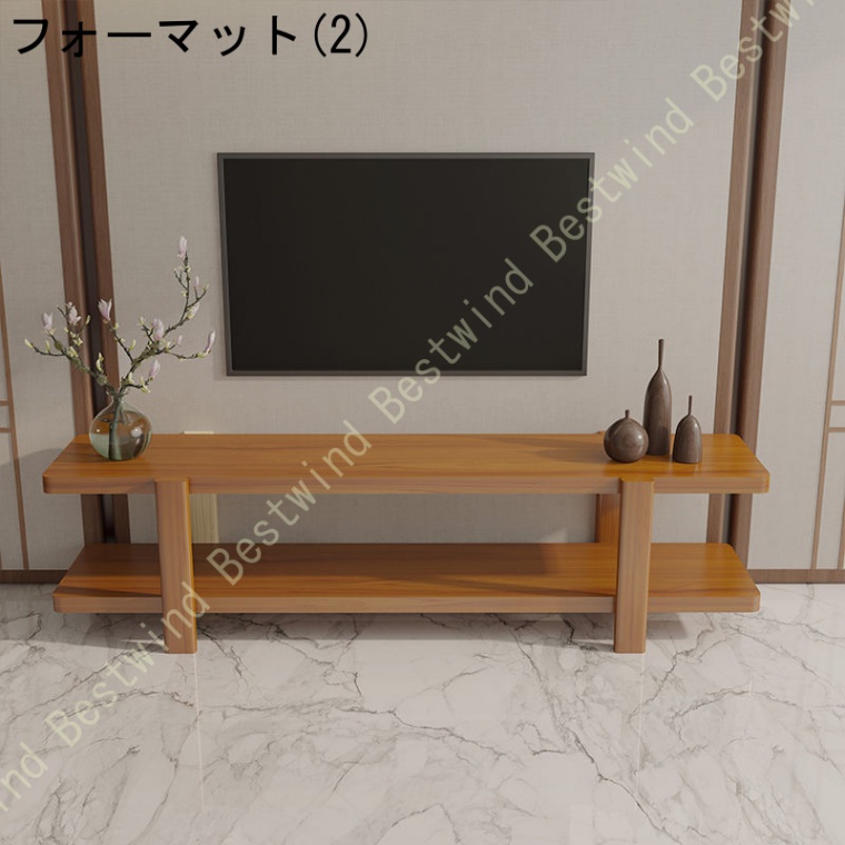 木製 ワイドラック ２段 [幅100cm]ダークブラウンアジアン 北欧 家具 ラック シェルフ 木製 ウッド 収納 チェスト 棚 本棚 CD 雑貨 レトロ 花台 ディスプレイ DGJ1087549070(10009円)