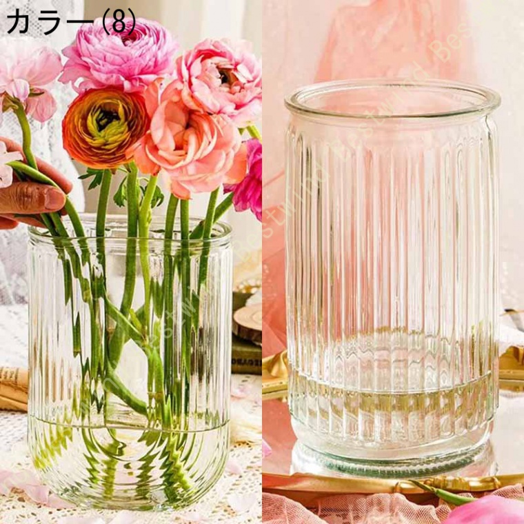 最高の もも(桃) 【美品】ガラス 花器 花瓶 置物 インテリア 花瓶 