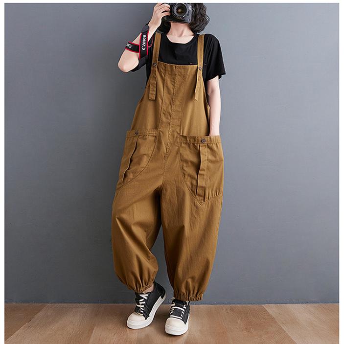 パンツ 作業ズボン サロペット レディース オーバーオール ゆったり ソ