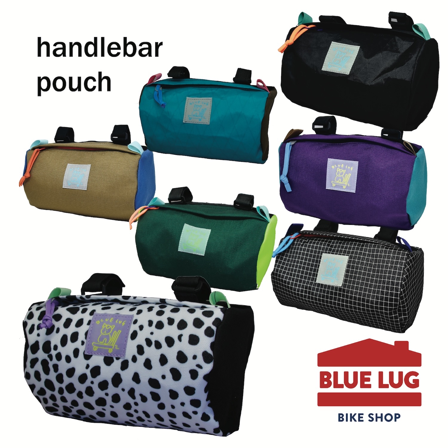 【再入荷】BLUE LUG ハンドルバーポーチ handlebar pouch ブルーラグ bluelug 自転車バッグ ハンドルバーバッグ 即納