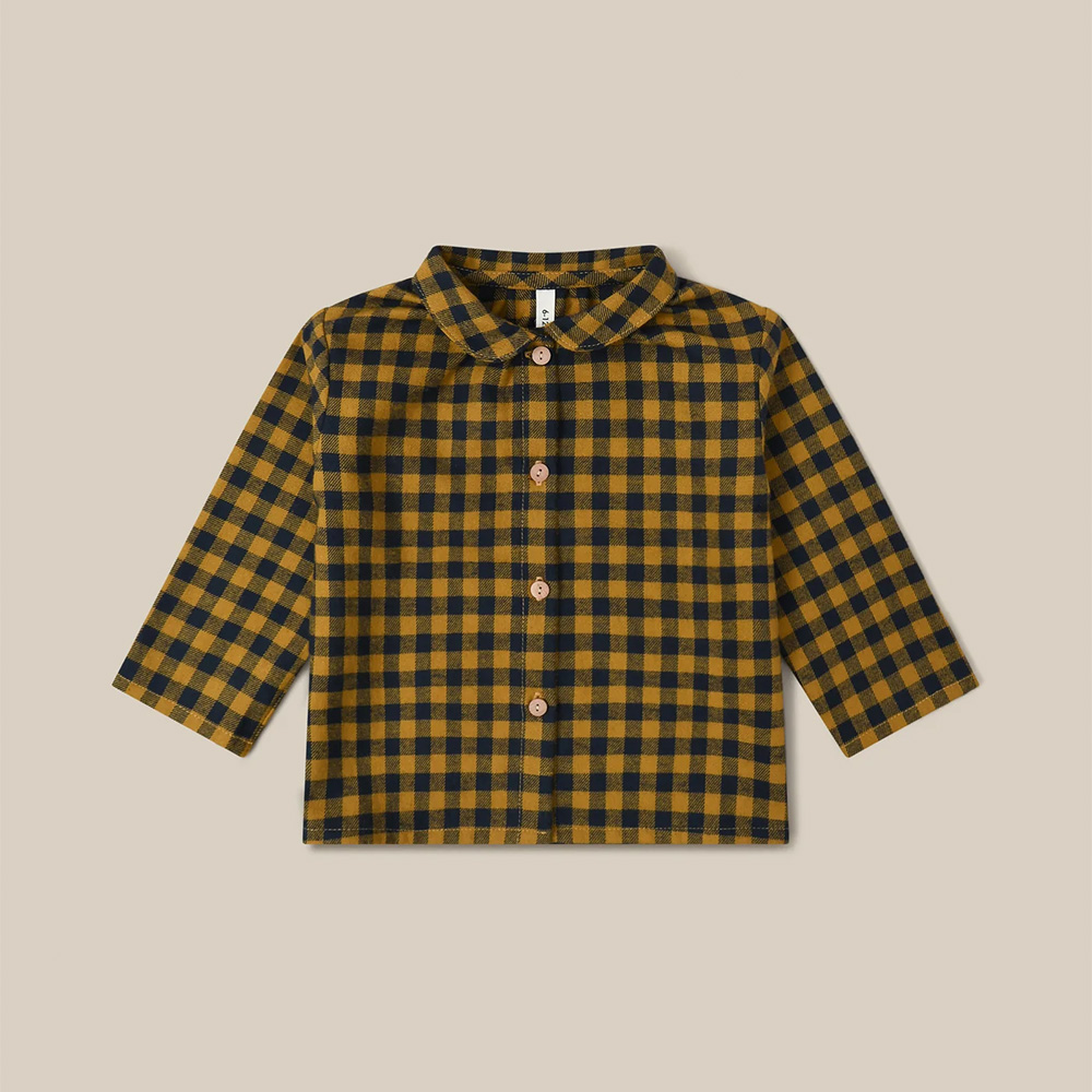 シャツ ブラウス ギンガムチェック キッズ オーガニックズー Organic