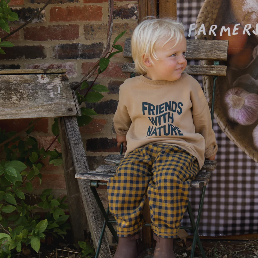 【新品未使用】オーガニックズー　Carrot Pants 2-3y パンツ キッズ ベビー オーガニックズー Organic Zoo Blueberry
