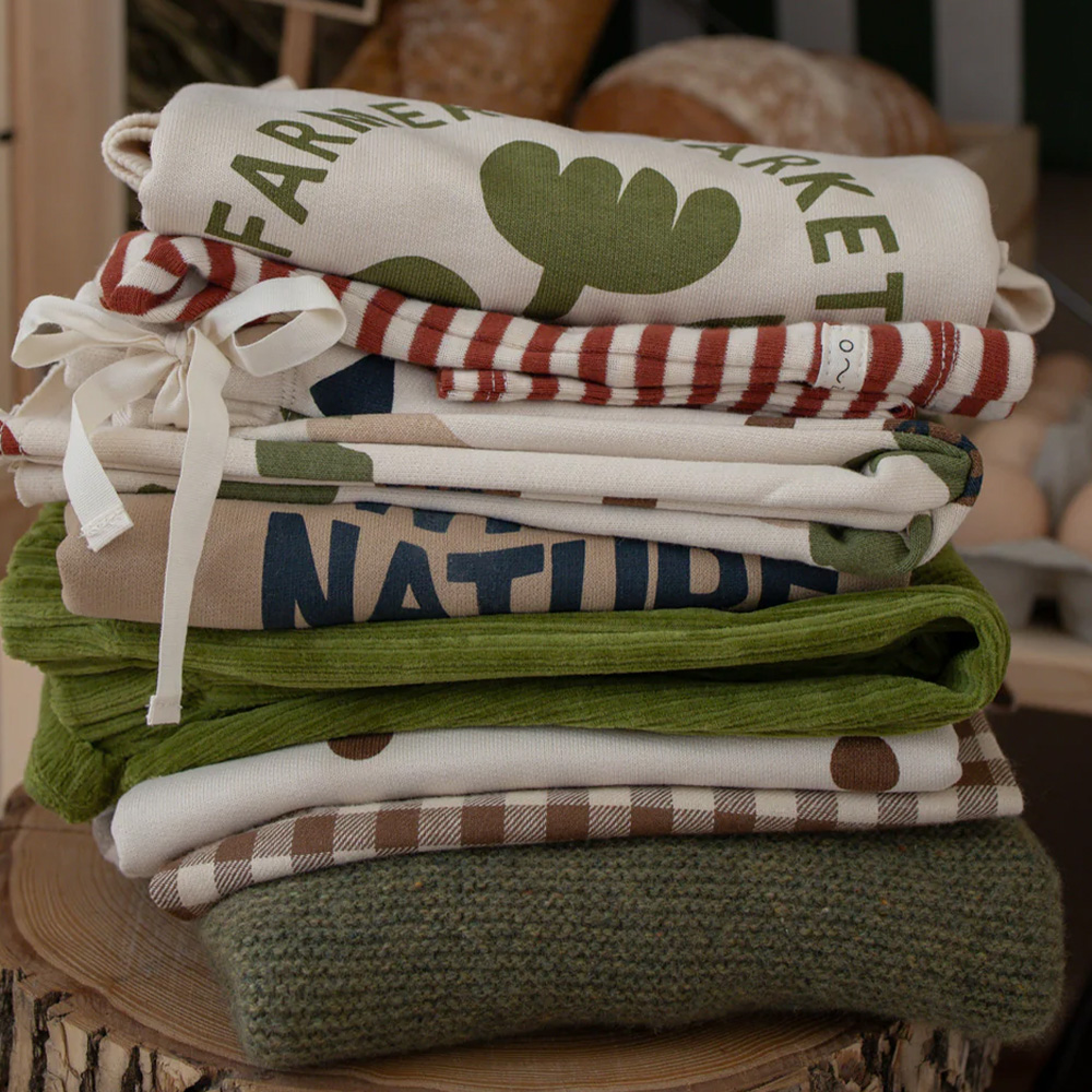 【*c様 House one the hill ベビー スパッツ レギンス 80 レギンス キッズ ベビー オーガニックズー ストライプ Organic Zoo