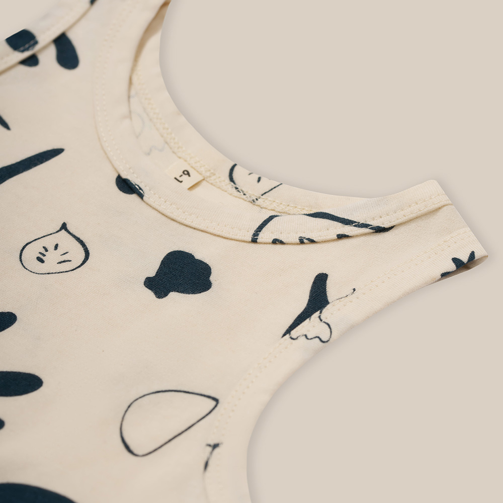 タンクトップ キッズ ベビー オーガニックズー Organic Zoo Capri