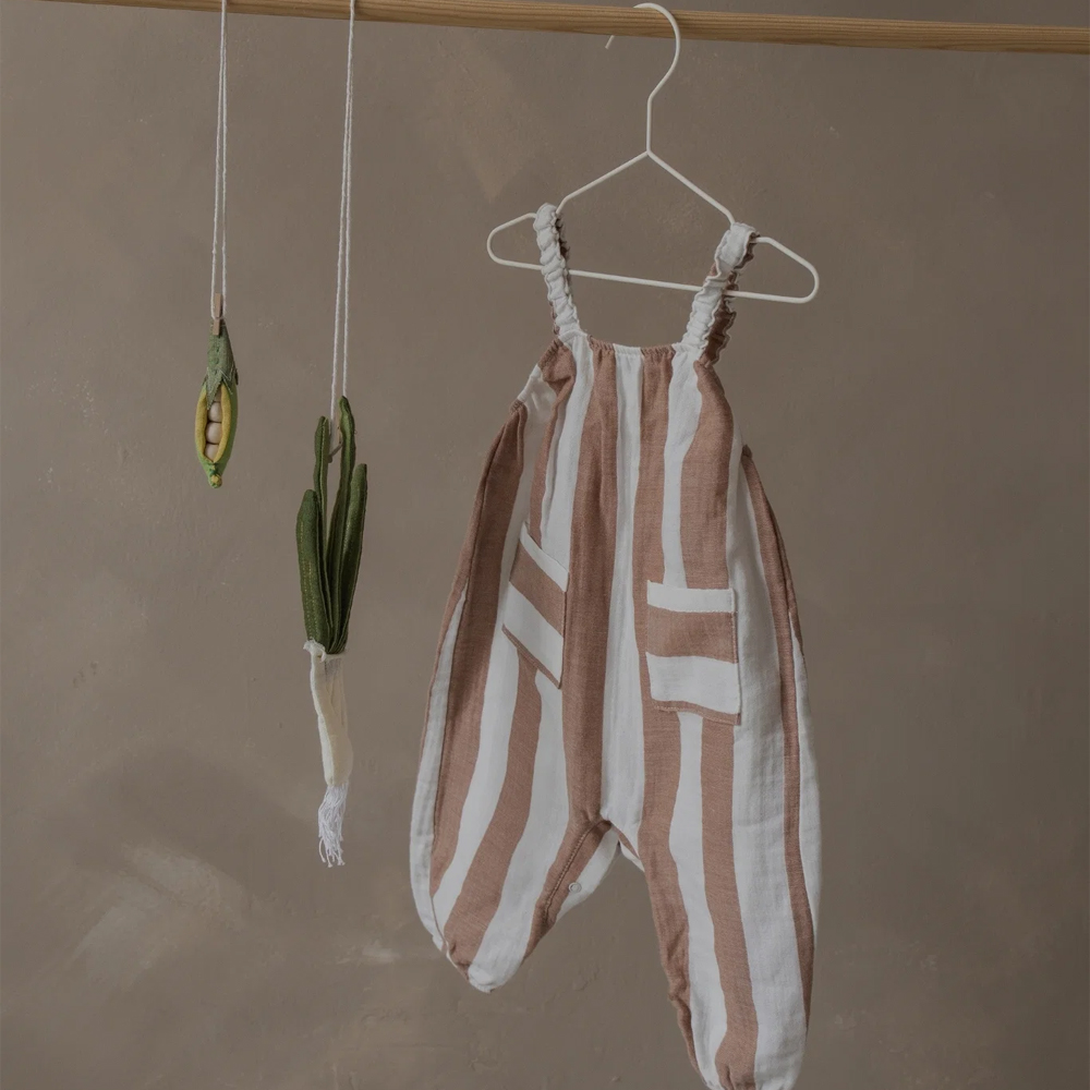 ジャンプスーツ ベビー オーガニックズー Organic Zoo Sienna Stripes