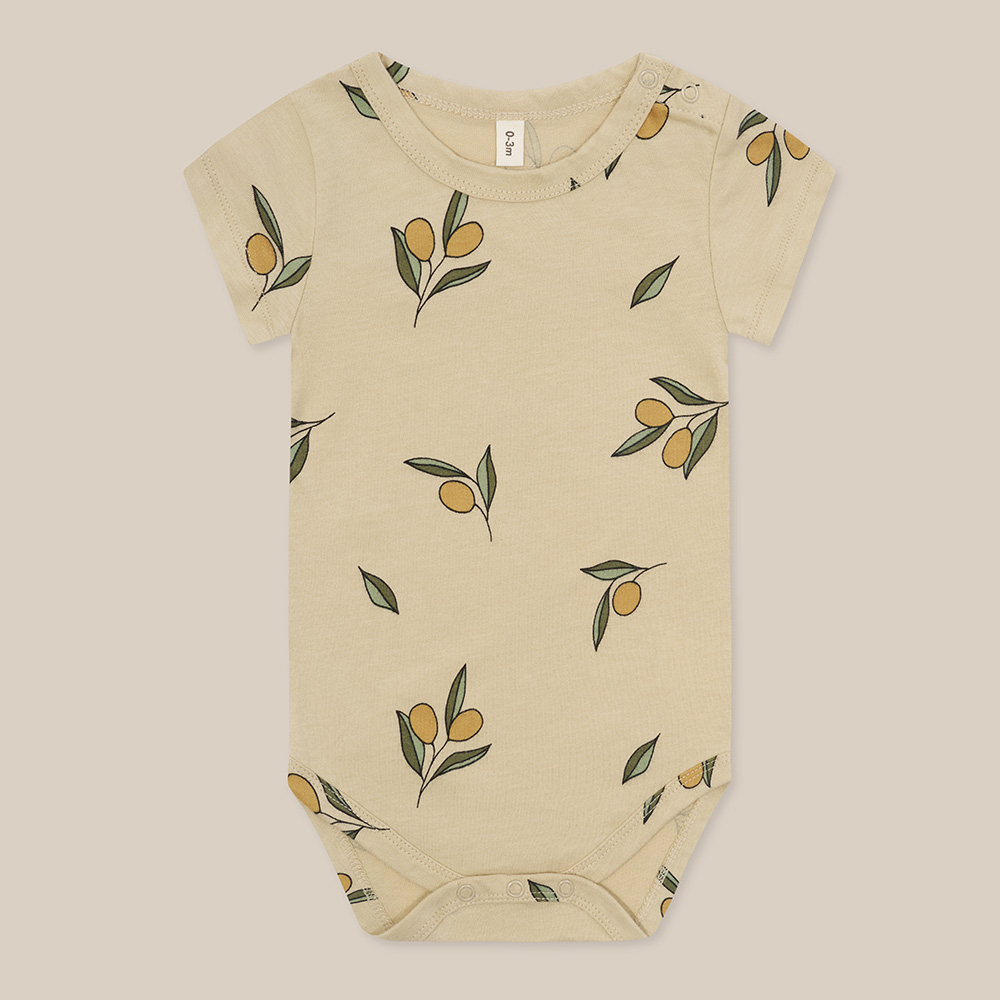 ロンパース ベビー オーガニックズー Organic Zoo Olive Garden Short 